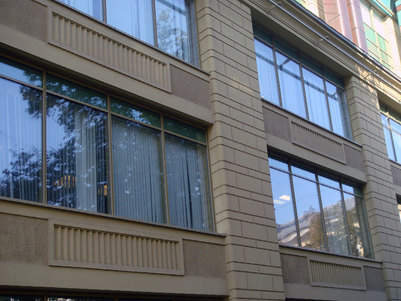 Фасадные панели из архитектурного бетона