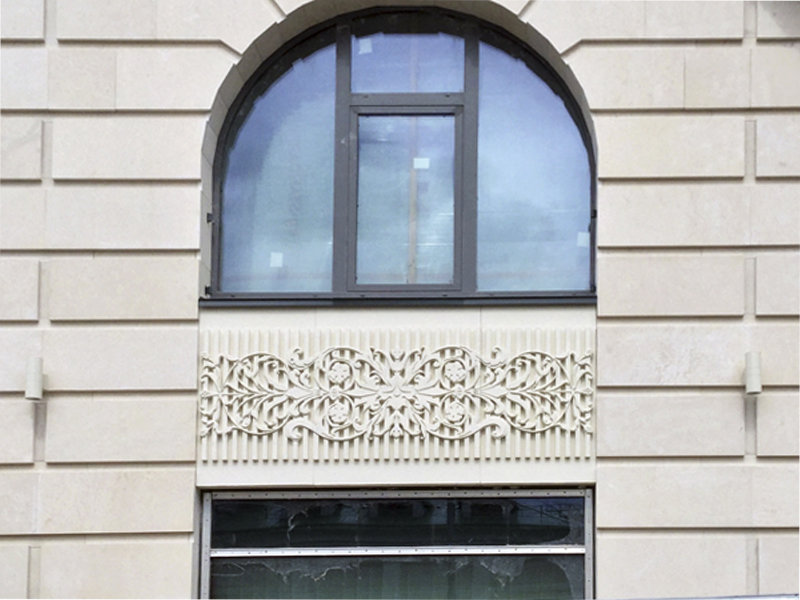 Классические элементы декора фасада из стеклофибробетона